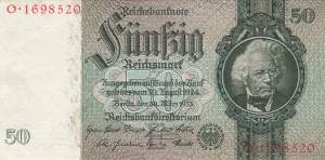 50 Mark 1933 ro.175a E/O